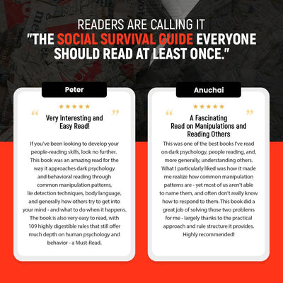 How to Avoid Dark Psychology by Reading Others: The Definitive Social Skills Rules to Recognize and Prevent Emotional Manipulation, Negative Influence, and Power Imbalances (People Skills Book - Psychology & Relationships)