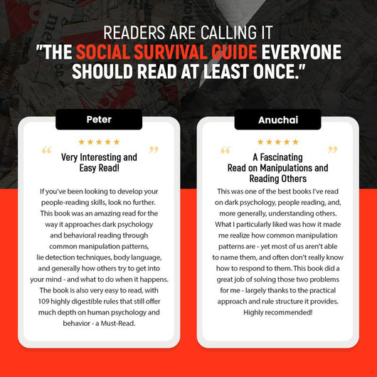 How to Avoid Dark Psychology by Reading Others: The Definitive Social Skills Rules to Recognize and Prevent Emotional Manipulation, Negative Influence, and Power Imbalances (People Skills Book - Psychology & Relationships)