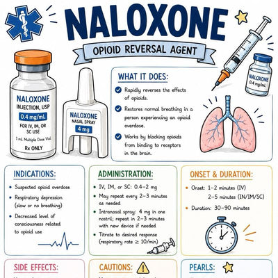 Pharmacology Study Guide: 50 Medications for EMS, Emergency, and Acute Care