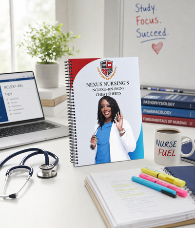 Nexus Nursing’s NCLEX-RN Cheatsheet Booklet